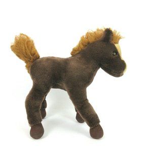 1994 Vintage Star San Francisco Brown Horse Plush 13" Tall Pony California Brown